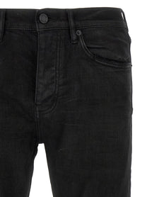 PURPLE BRAND Black Resin Jeans Black