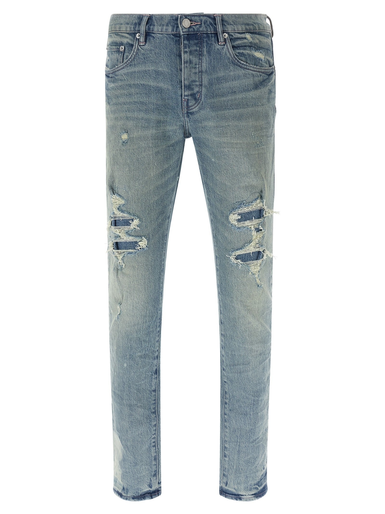 PURPLE BRAND Repairs Jeans Blue