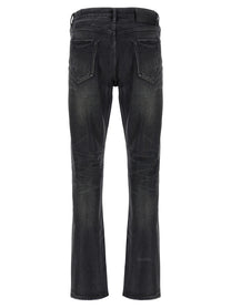 PURPLE BRAND Double Dip Coated Jeans Black