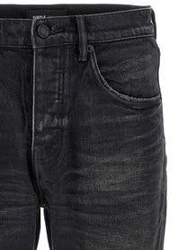 PURPLE BRAND Double Dip Coated Jeans Black