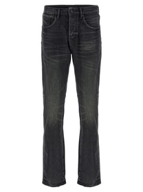 PURPLE BRAND Double Dip Coated Jeans Black