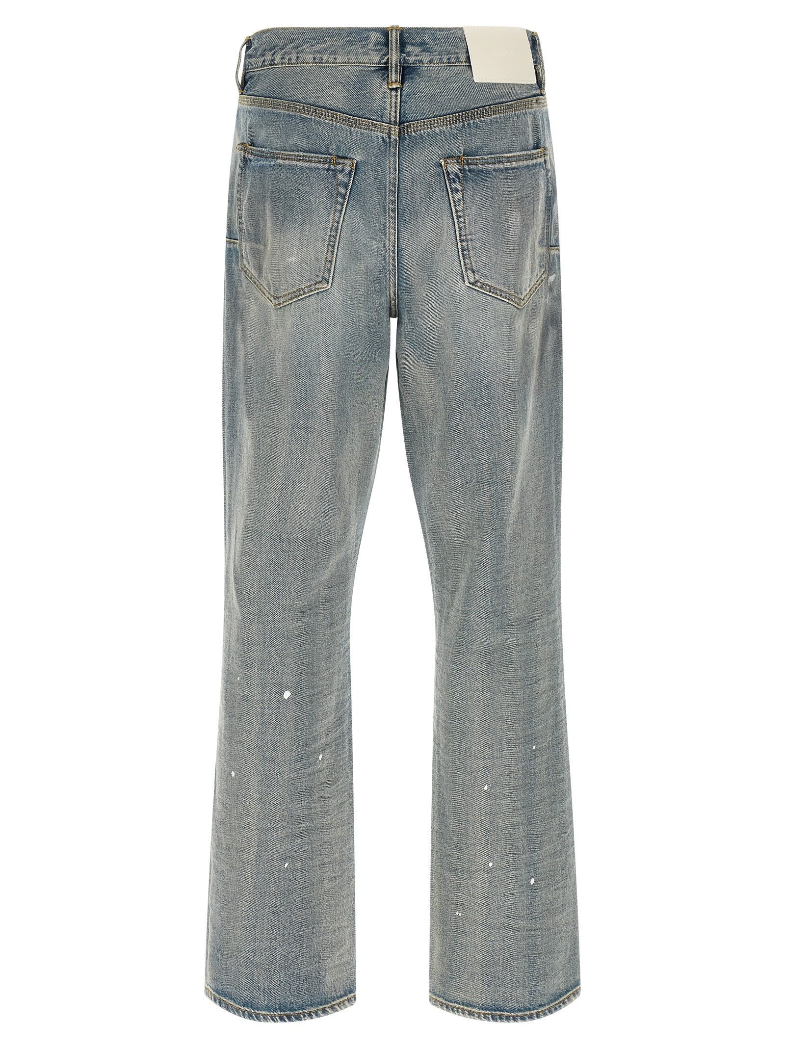 PURPLE BRAND Vintage Slash Paint Jeans Blue