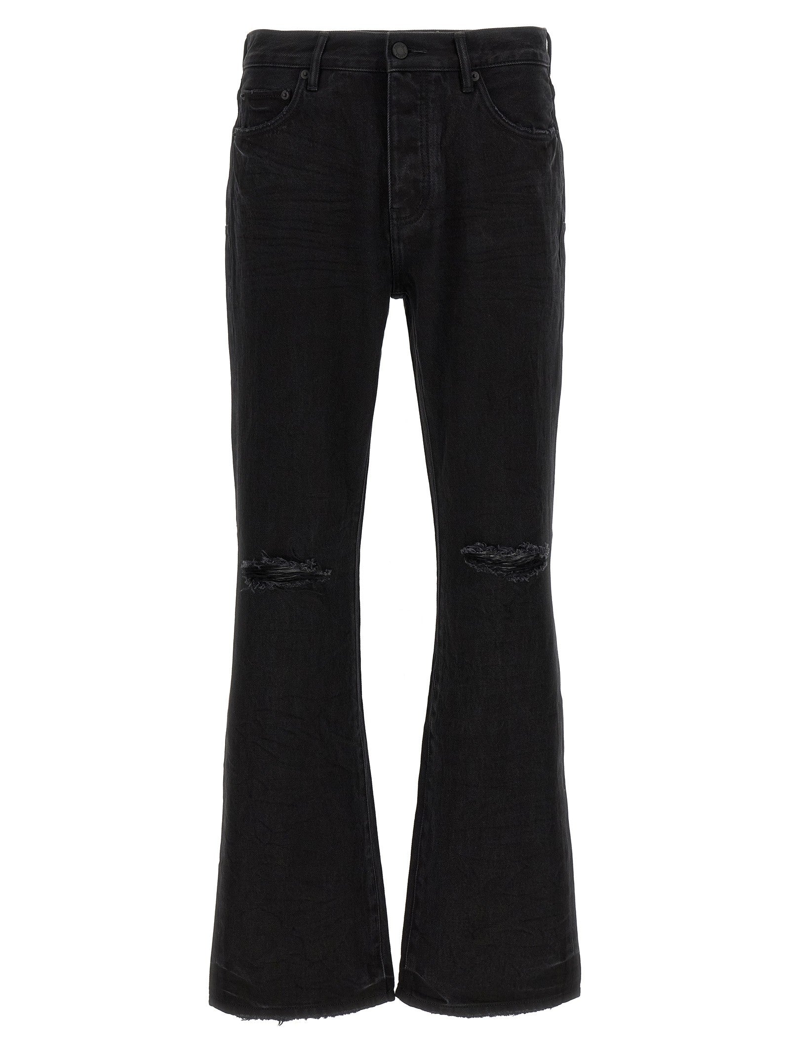 PURPLE BRAND Lancer Rip Jeans Black