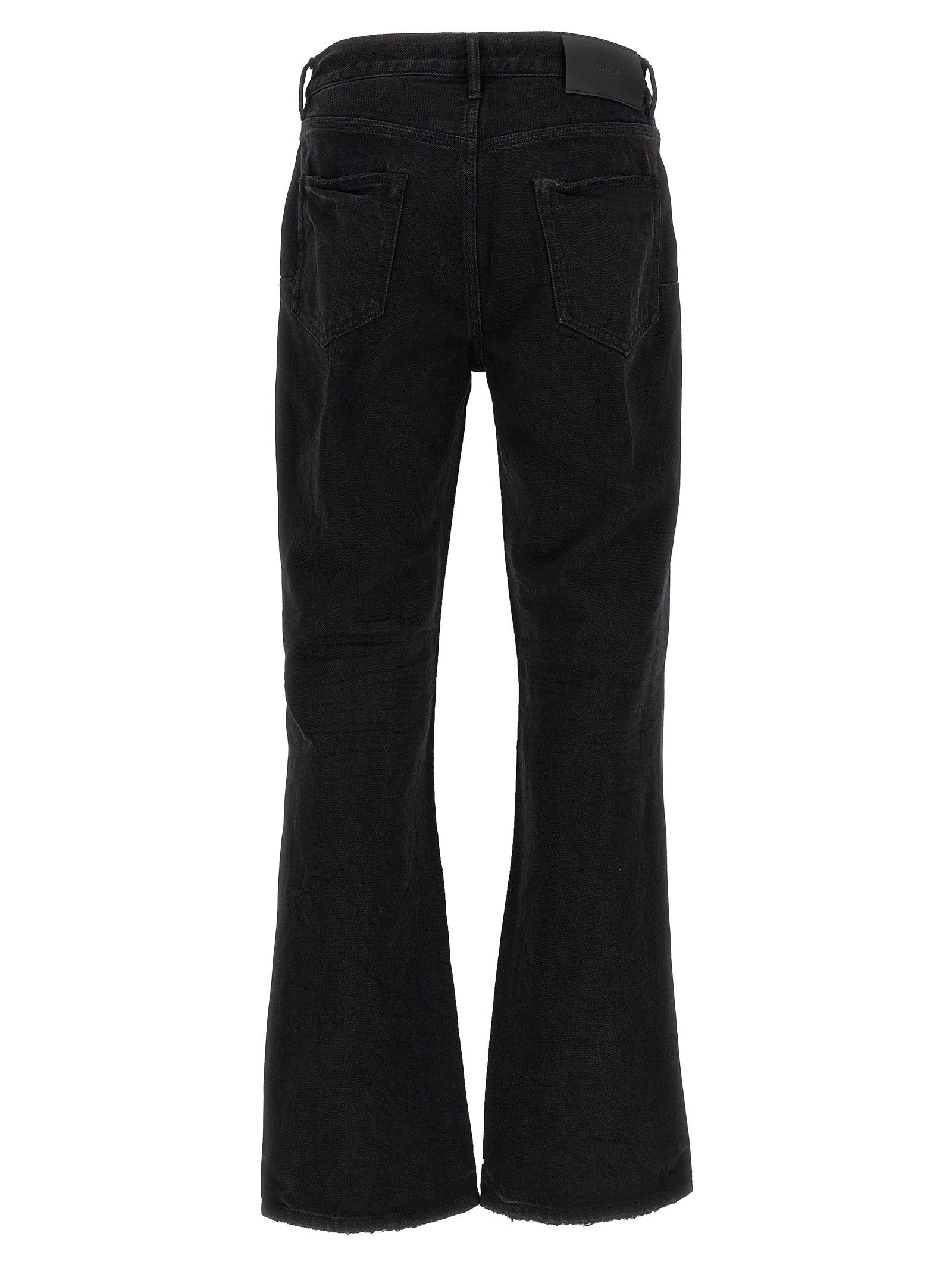 PURPLE BRAND Lancer Rip Jeans Black
