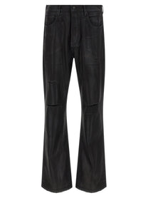 Purple Rinsed Foil Boot Jeans Black