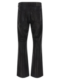 Purple Rinsed Foil Boot Jeans Black