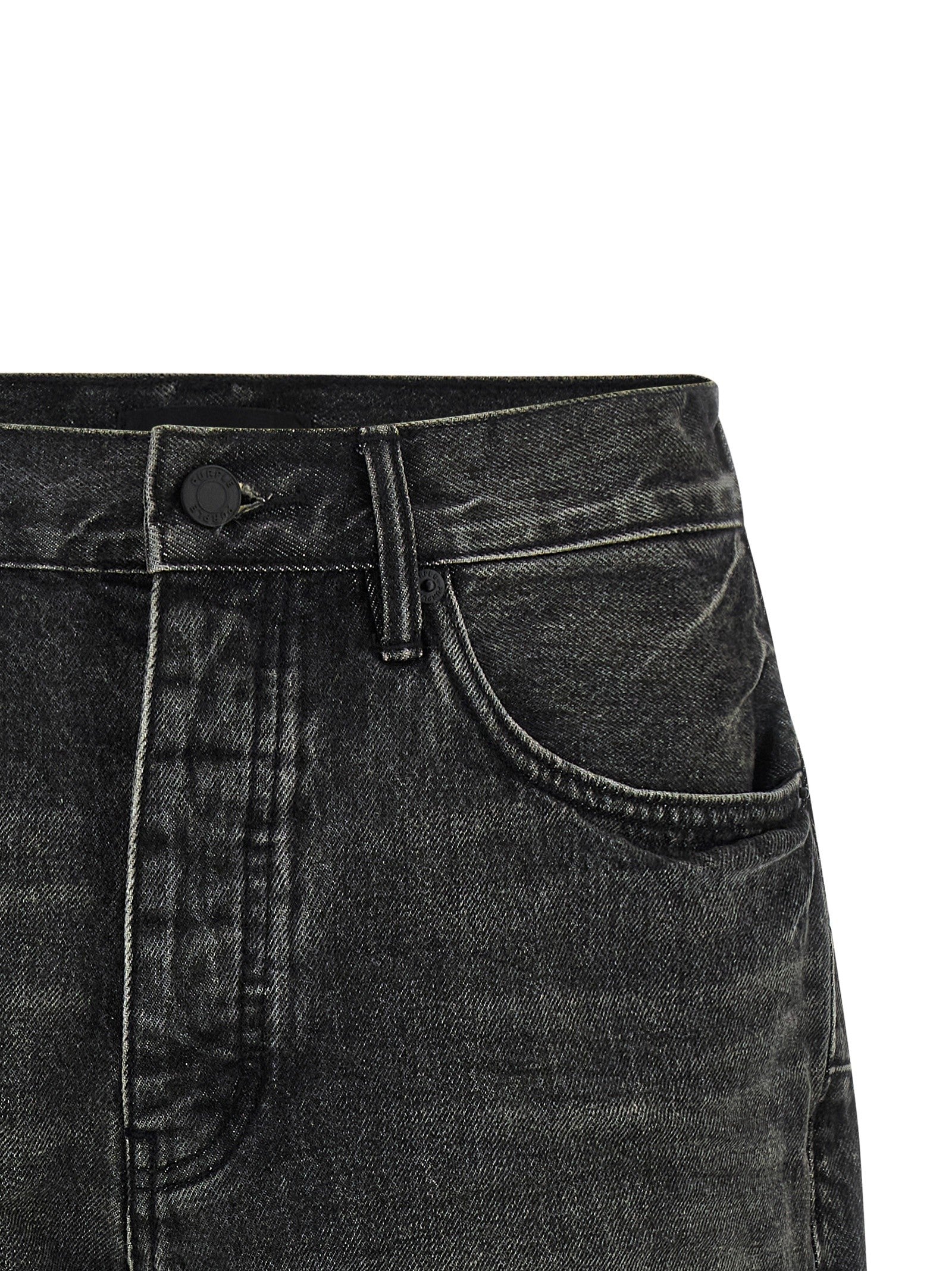 Purple Kamari Bermuda Shorts Black