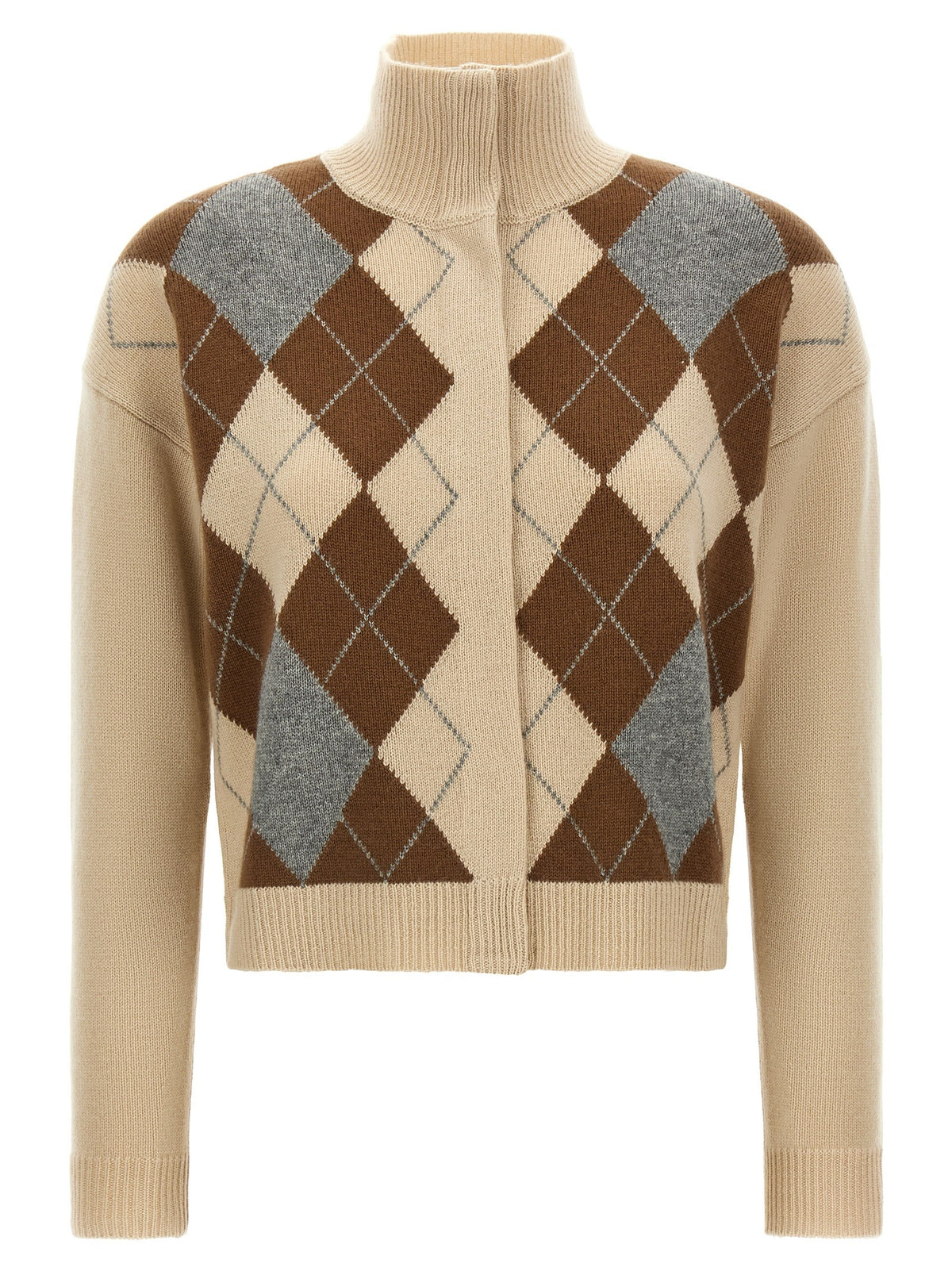 Max Mara Studio Pacche Cardigan Beige