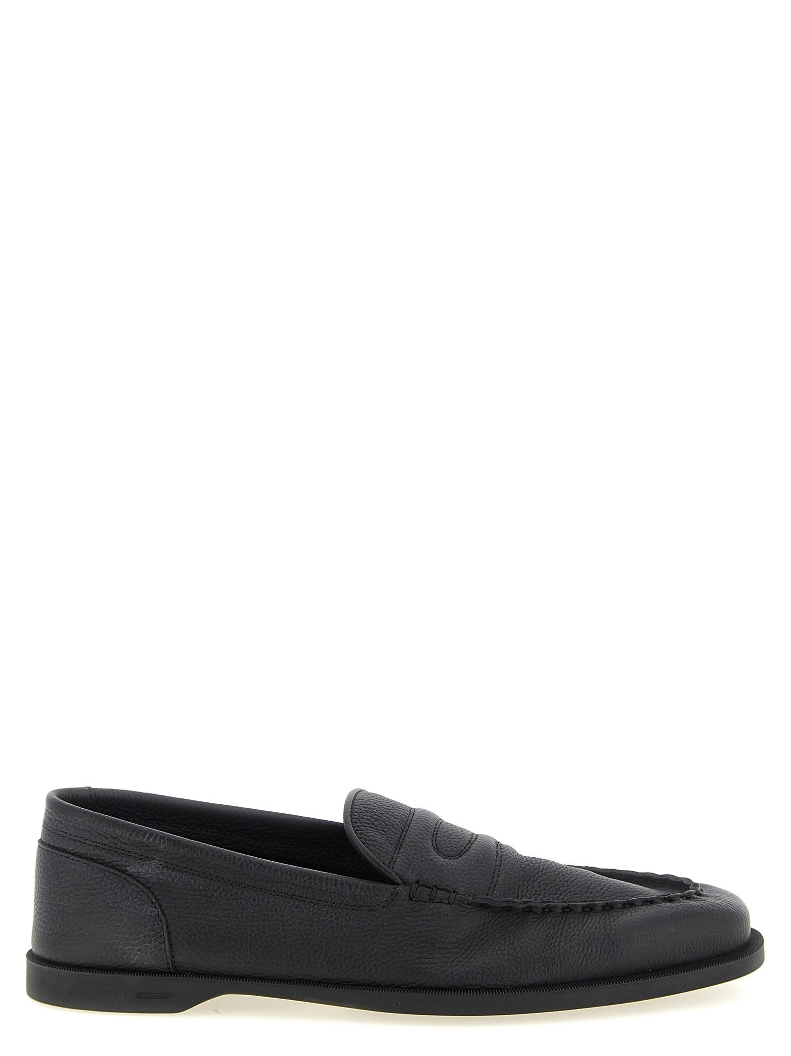 John Lobb Pace Light Grain Loafers Black