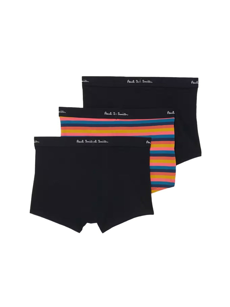 Paul Smith Men's Pack of Three Boxers Black