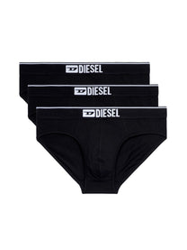 Diesel Men's Pack of Three Briefs Black