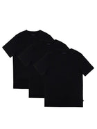 BOSS Men's Pack of Three Shirts Black
