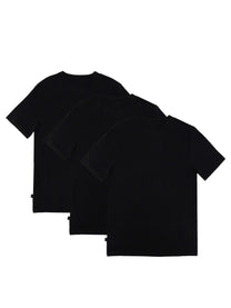 BOSS Men's Pack of Three Shirts Black