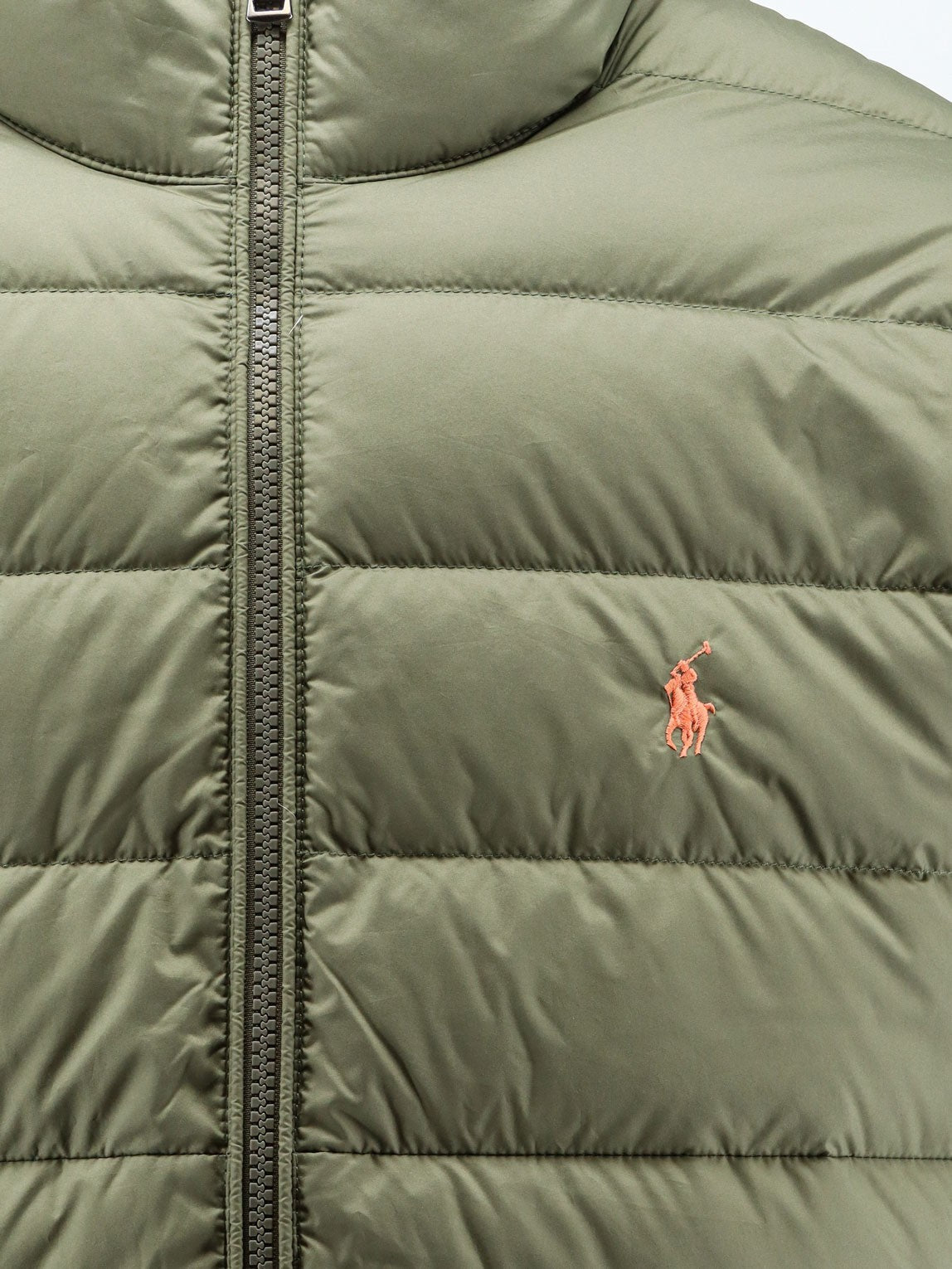 Polo Ralph Lauren Men's Packable Down Jacket Made from Recycled Materials Green, view 3