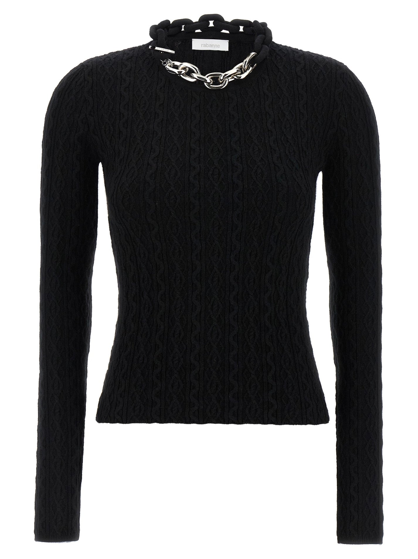 PACO RABANNE - PACO RABANNE - Necklace sweater - Women’s Knitwear