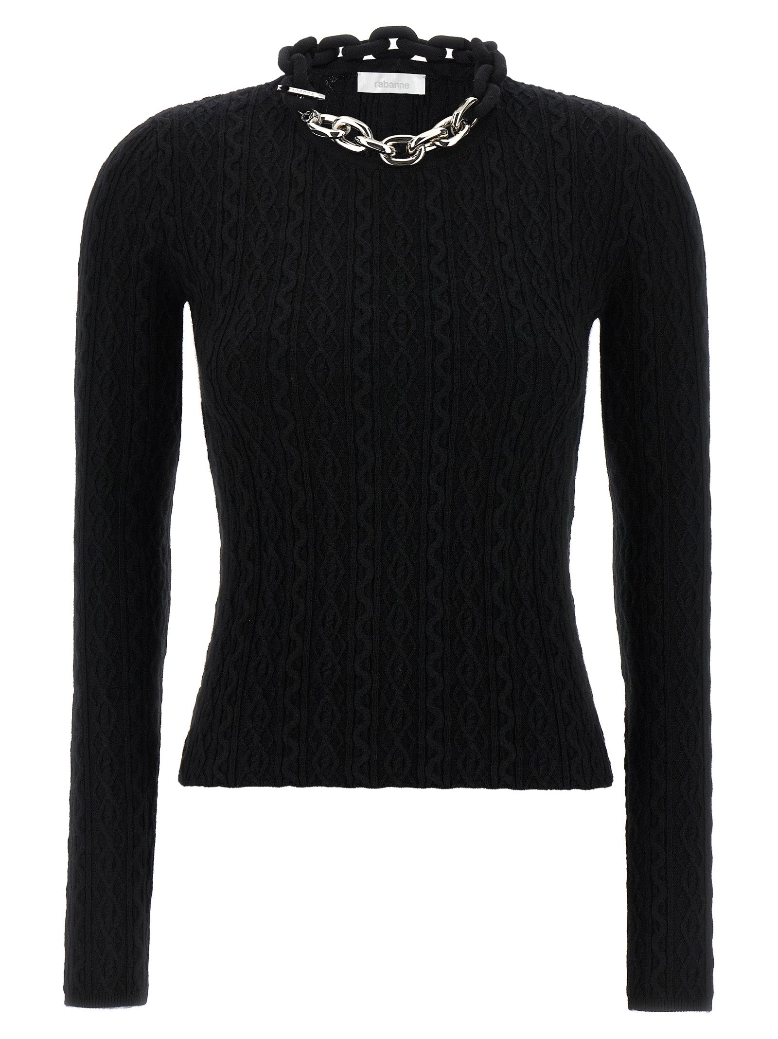 PACO RABANNE - PACO RABANNE - Necklace sweater - Women’s Knitwear