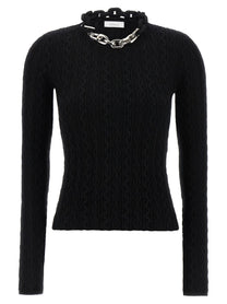 PACO RABANNE - PACO RABANNE - Necklace sweater - Women’s Knitwear