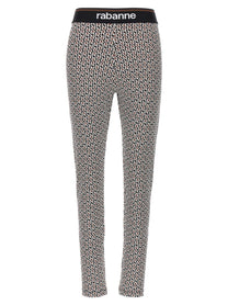 PACO RABANNE - PACO RABANNE - ’Monogram’ leggings - Women’s Pants