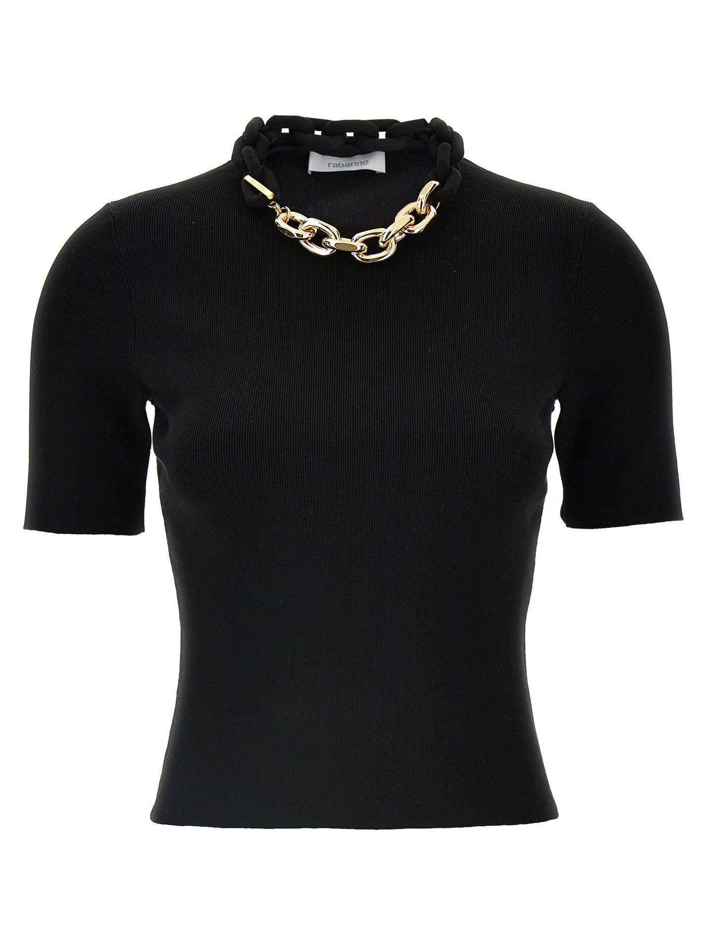 PACO RABANNE - PACO RABANNE - Chain T-shirt - Women’s Tops