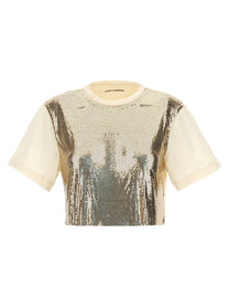 PACO RABANNE - PACO RABANNE - Metal sequin top - Women’s Tops