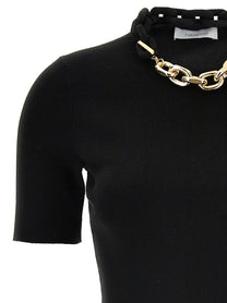PACO RABANNE - PACO RABANNE - Chain T-shirt - Women’s Tops
