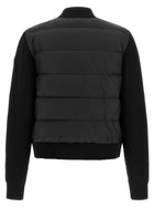 Moncler Padded Back Cardigan Black