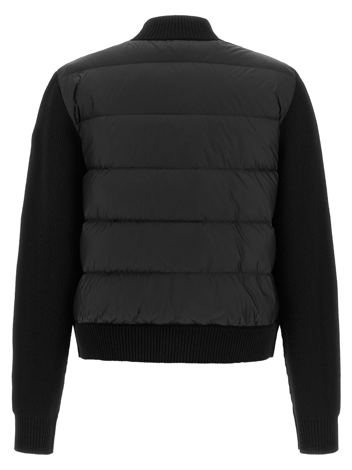 Moncler Padded Back Cardigan Black