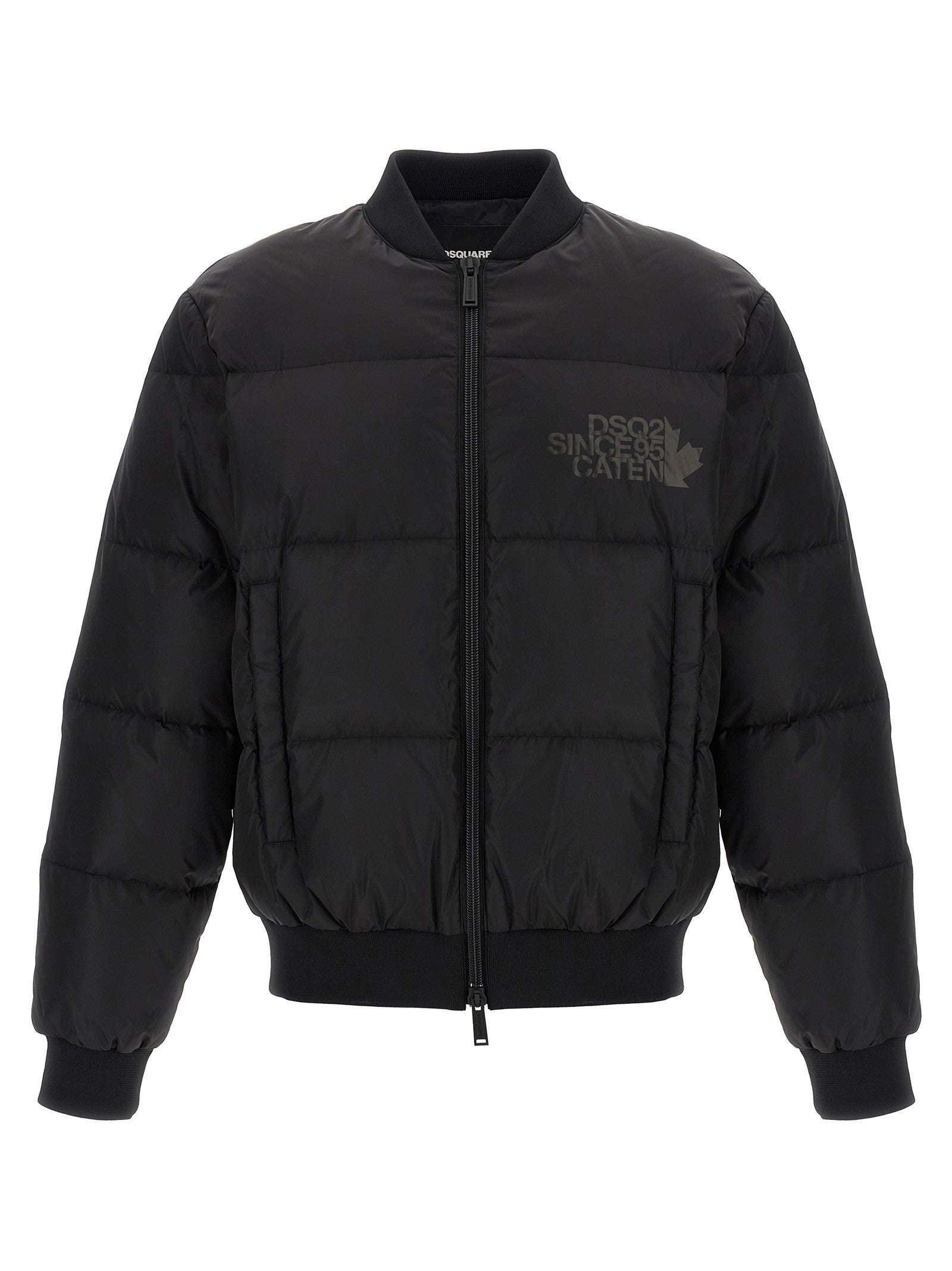 Dsquared2 Padded Bomber Jacket Black