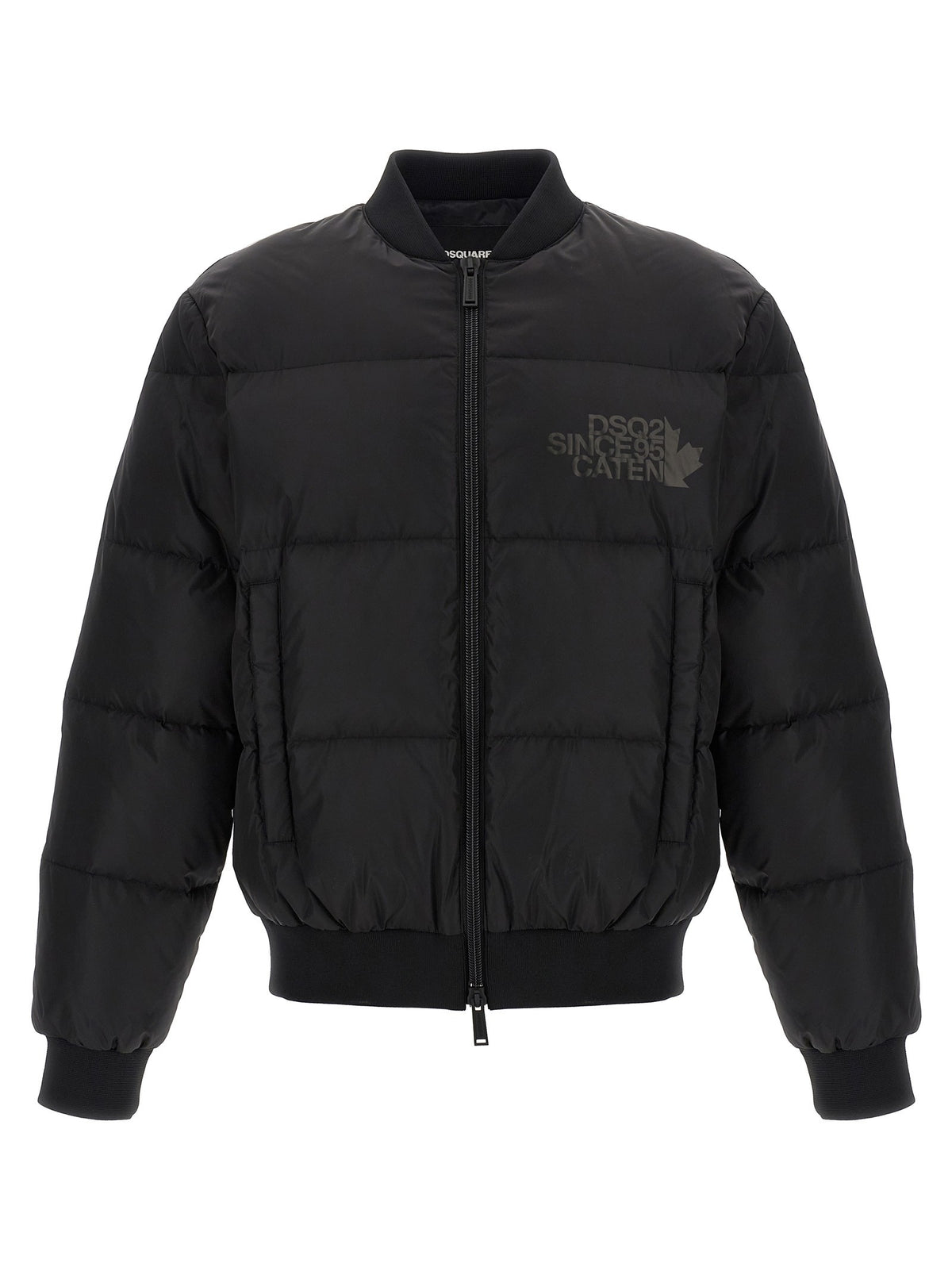 Dsquared2 Padded Bomber Jacket Black