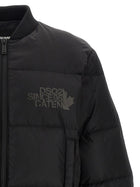 Dsquared2 Padded Bomber Jacket Black, view 3