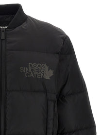 Dsquared2 Padded Bomber Jacket Black