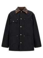 PRADA Padded Canvas Jacket Black