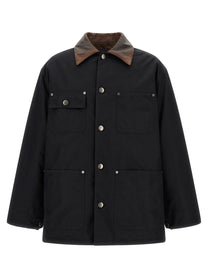 PRADA Padded Canvas Jacket Black