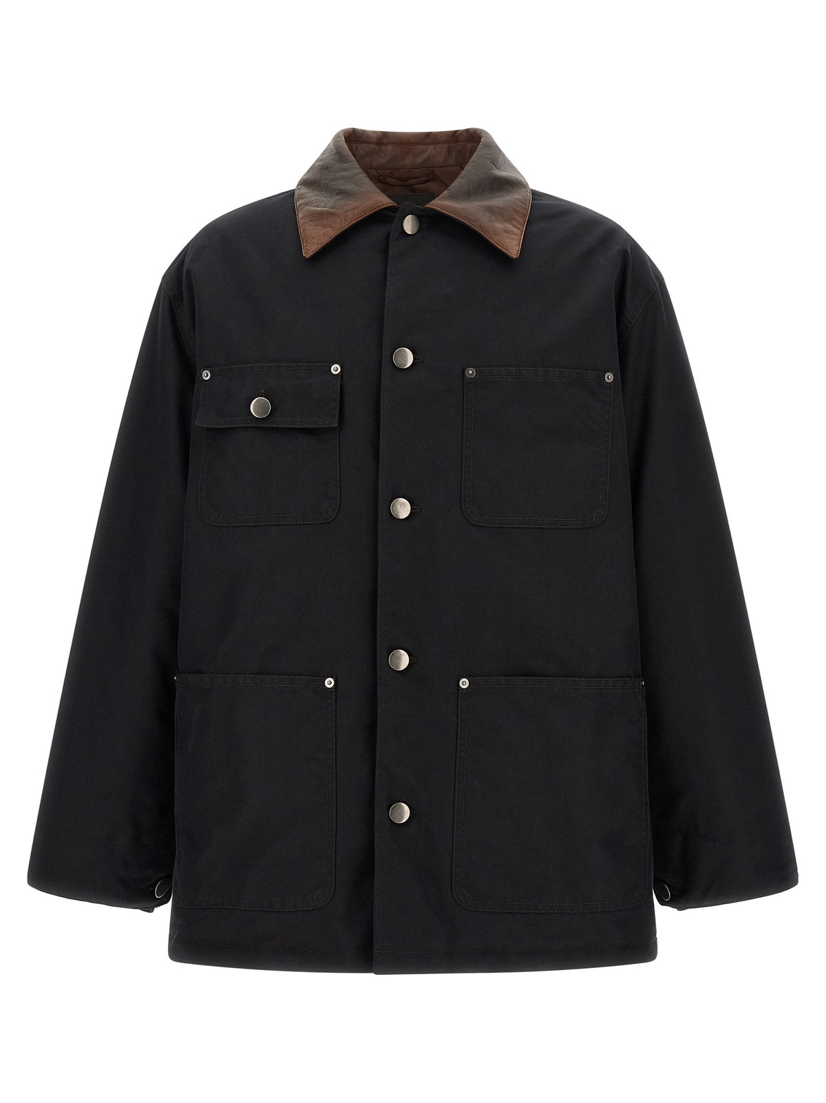 PRADA Padded Canvas Jacket Black