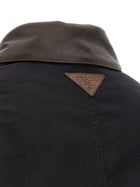 PRADA Padded Canvas Jacket Black