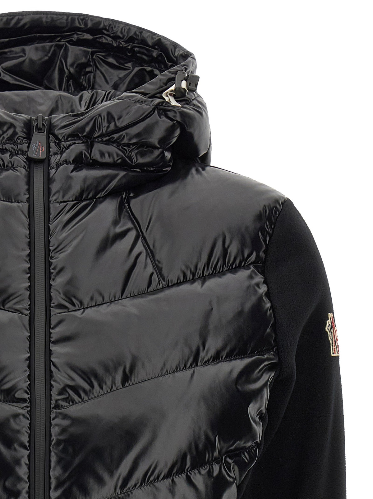 Moncler Grenoble Padded Cardigan Black