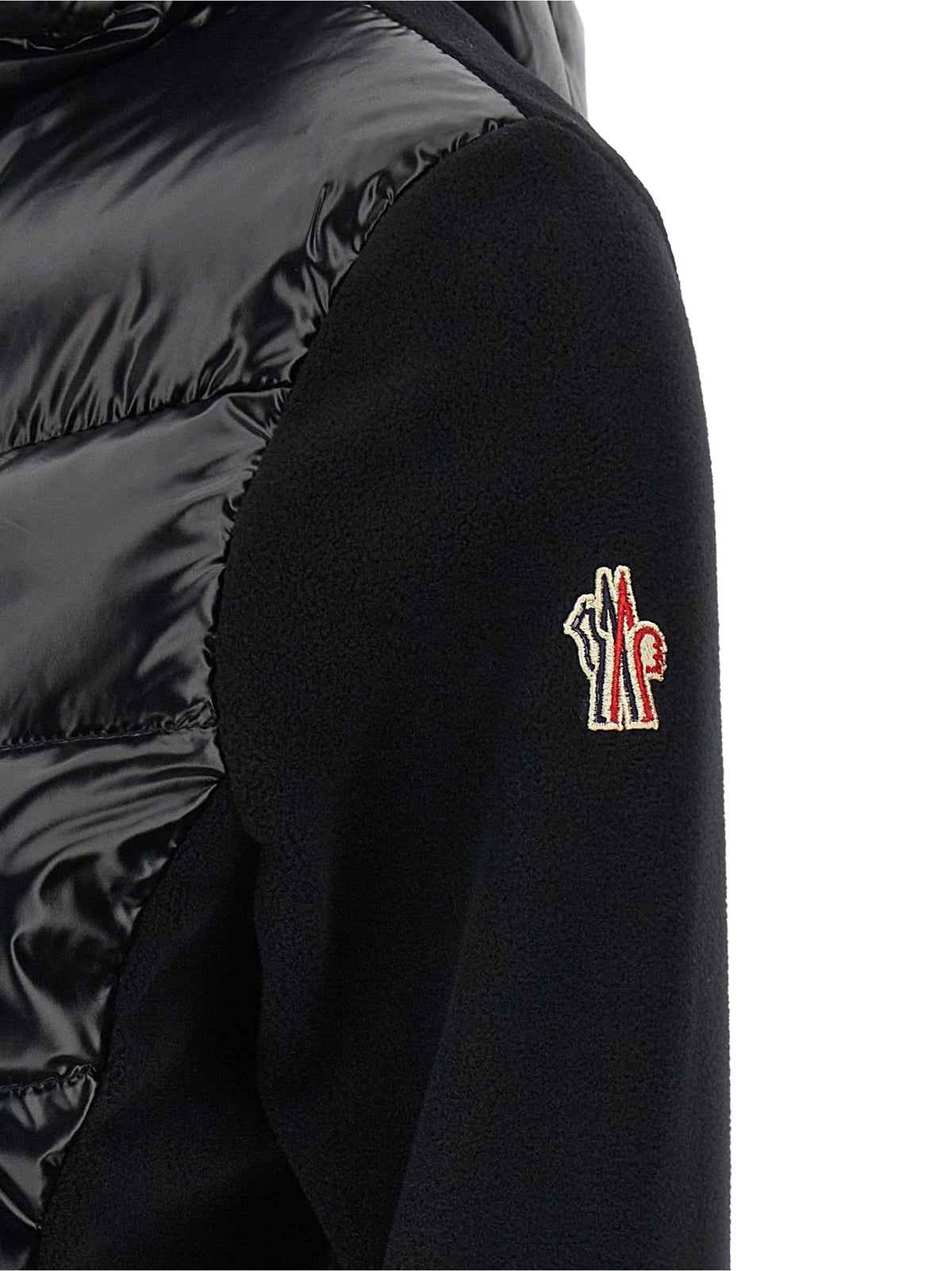 Moncler Grenoble Padded Cardigan Black