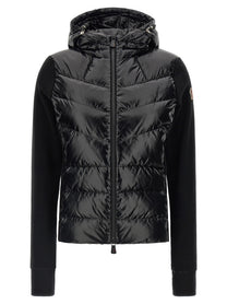 Moncler Grenoble Padded Cardigan Black