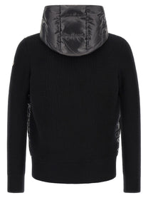 Moncler Padded Cardigan Black
