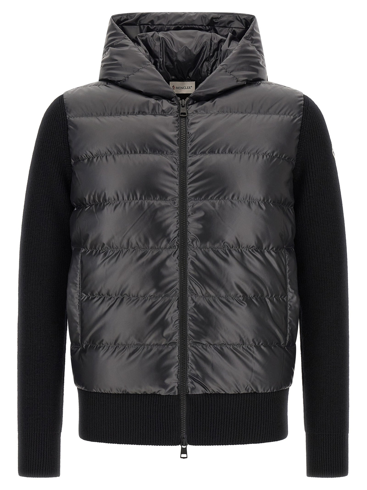 Moncler Padded Cardigan Black