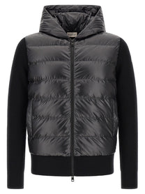 Moncler Padded Cardigan Black
