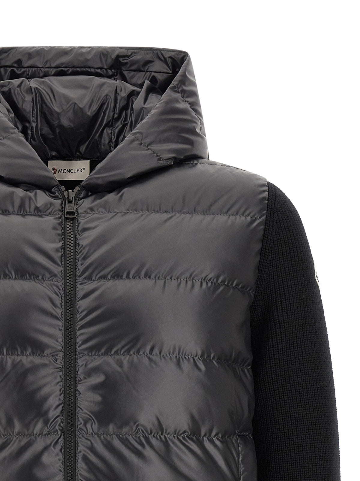 Moncler Padded Cardigan Black