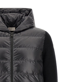Moncler Padded Cardigan Black