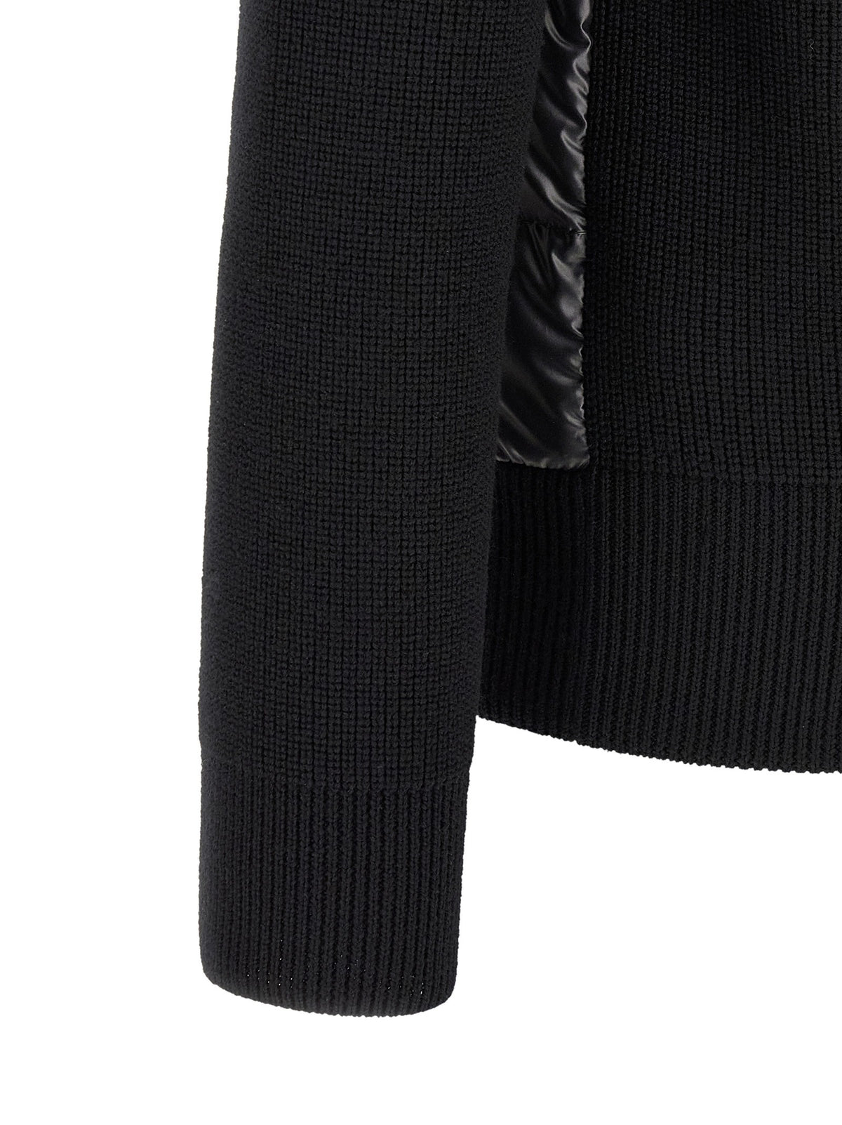 Moncler Padded Cardigan Black