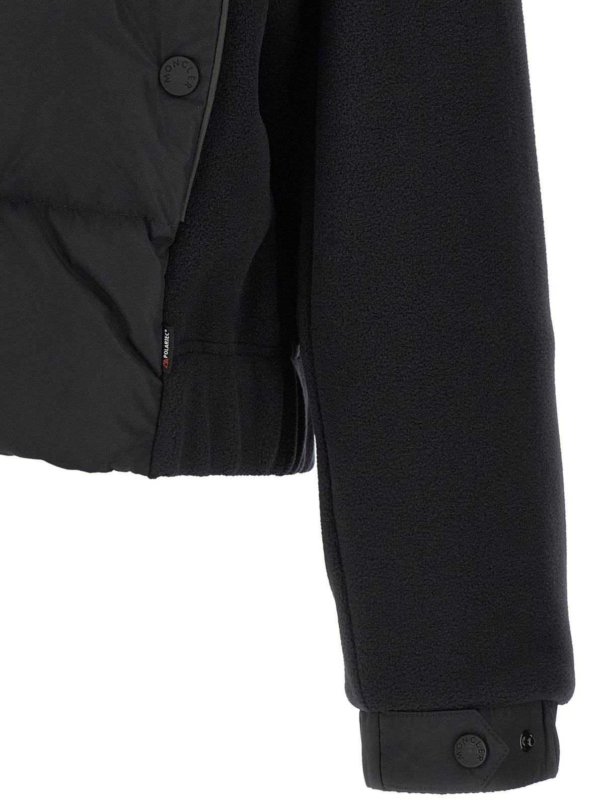 Moncler Grenoble Padded Cardigan Black, view 4