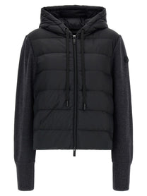 Moncler Padded Cardigan Grey