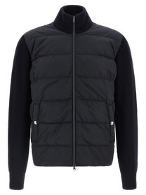 Herno Padded Cardigan Blue
