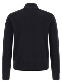 Moncler Padded Cardigan Blue