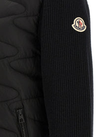 Moncler Padded Cardigan Black, view 4