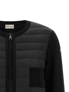 Moncler Padded Cardigan Black